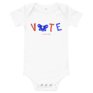 Vote Pacifier Onesie