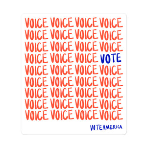 Voice Vote Sticker