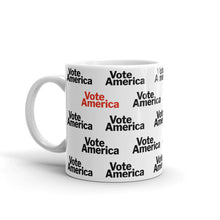 Load image into Gallery viewer, VoteAmerica Patterned Mug
